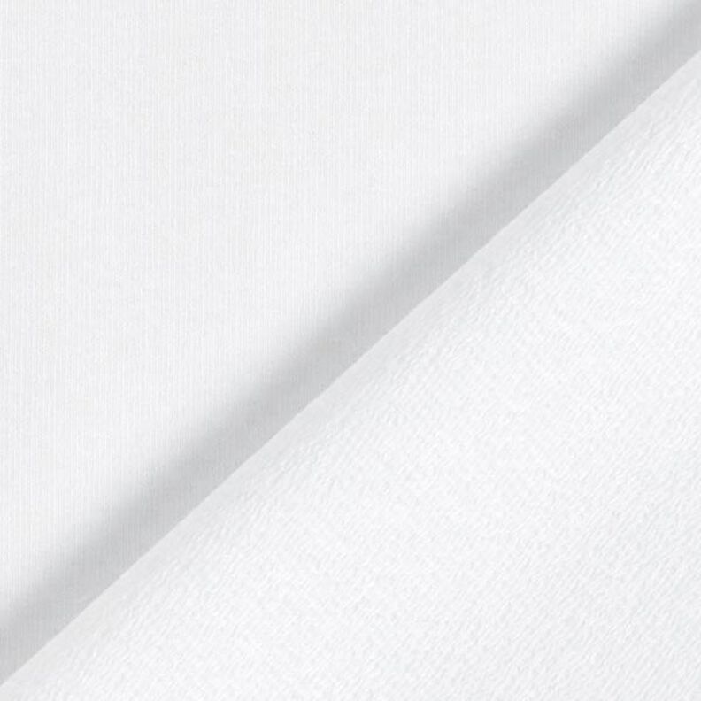 Light French Terry Plain – white,  image number 5