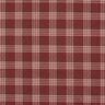 Decor Fabric Half Panama classic check – burgundy/natural,  thumbnail number 1