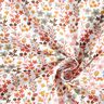 Cotton Cretonne Filigree Flowers – orange/white,  thumbnail number 3