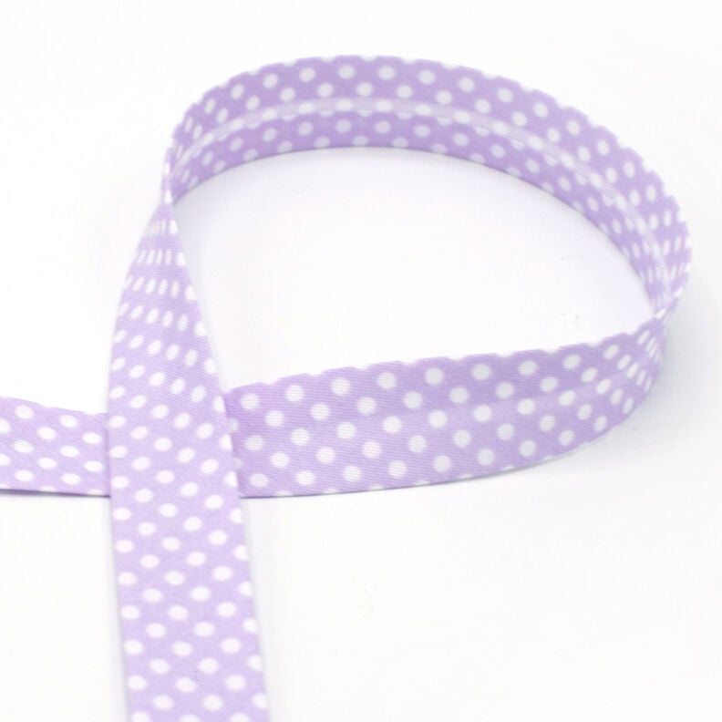Bias binding Dots [18 mm] – mauve,  image number 1