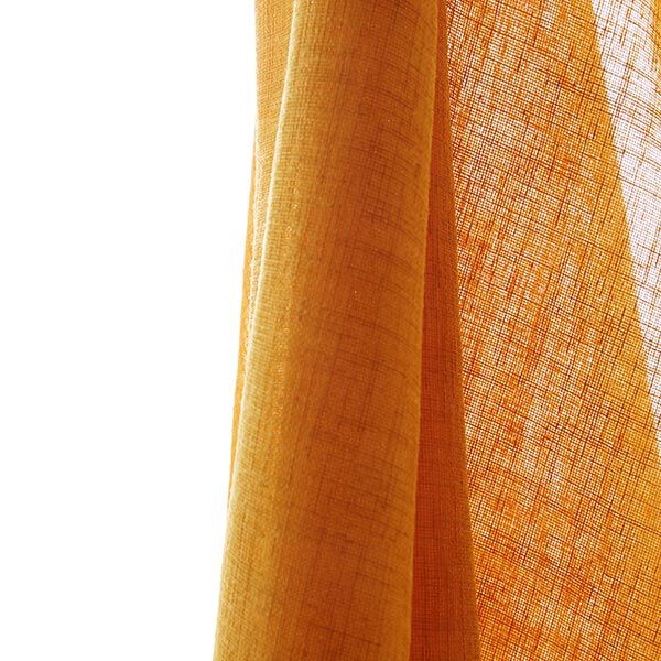 Curtain fabric Voile Ibiza 295 cm – curry yellow,  image number 4