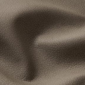 Upholstery Fabric Imitation Leather Finely Patterned – dark taupe, 