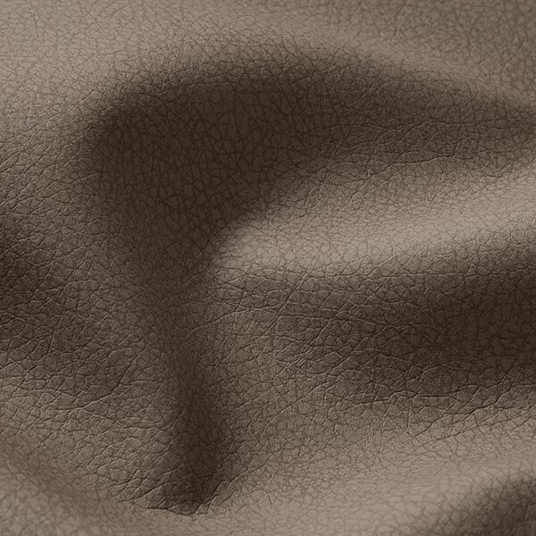 Upholstery Fabric Imitation Leather Finely Patterned – dark taupe,  image number 2