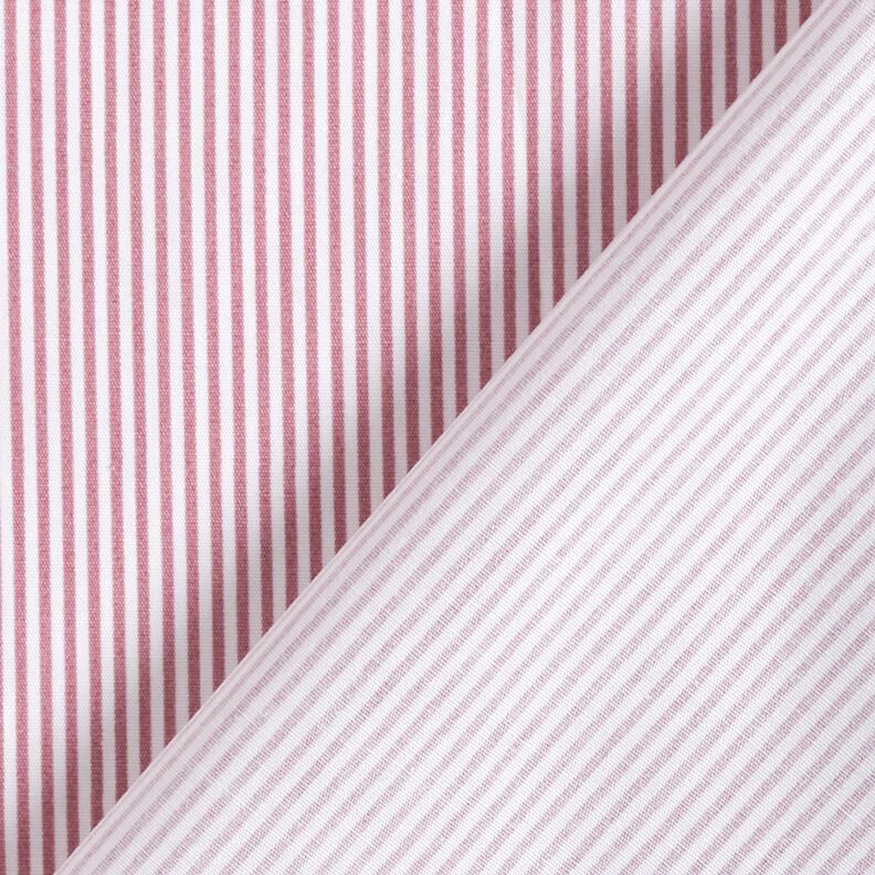 Cotton Poplin Mini stripes – hollyhock/white,  image number 4