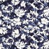 viscose fabric watercolor wild roses – navy blue/offwhite,  thumbnail number 1