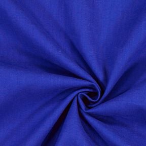Linen fabric Ramie mix medium – royal blue, 
