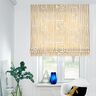 Decor Fabric Half Panama abstract striped pattern – mustard/natural,  thumbnail number 6