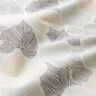 Decor Fabric Half Panama leaf hearts – ivory/reed,  thumbnail number 2