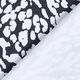 Leopard print swimsuit fabric – white/black,  thumbnail number 4