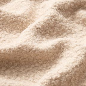 Shiny Threads Bouclé Knit – cashew | Remnant 100cm, 