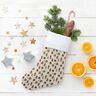 Decor Fabric Half Panama Winter Village – natural/dark pine,  thumbnail number 5