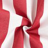 Decor Fabric Canvas Stripes – red/white,  thumbnail number 3