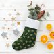 Christmas tree cotton poplin fabric – fir green,  thumbnail number 6
