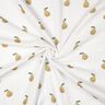 Double Gauze/Muslin Pear Digital Print | Poppy Fabrics – white/yellow olive,  thumbnail number 3