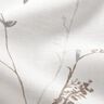 Curtain Fabric Voile Delicate branches – white/silver grey,  thumbnail number 5