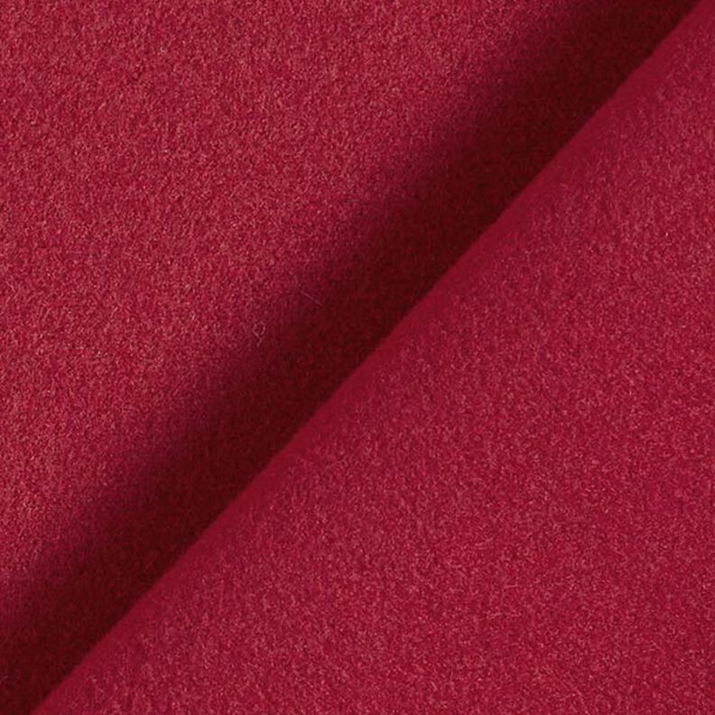 Recycled polyester coat fabric – burgundy,  image number 3