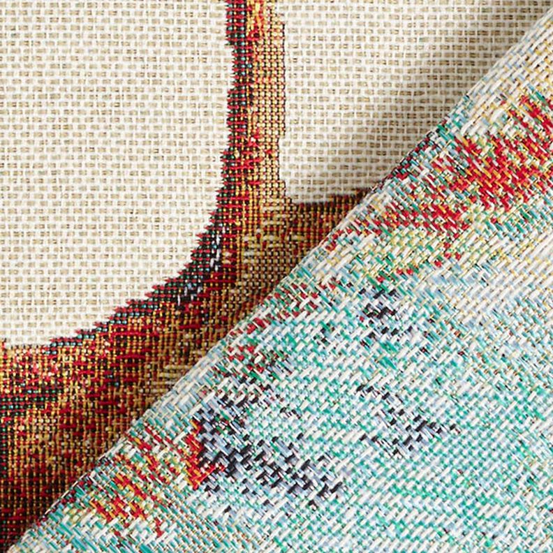 Tapestry Decor Fabric Panel Deer – beige,  image number 4