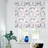 Decor Fabric Half Panama abstract rings – pastel mauve/blue,  thumbnail number 6