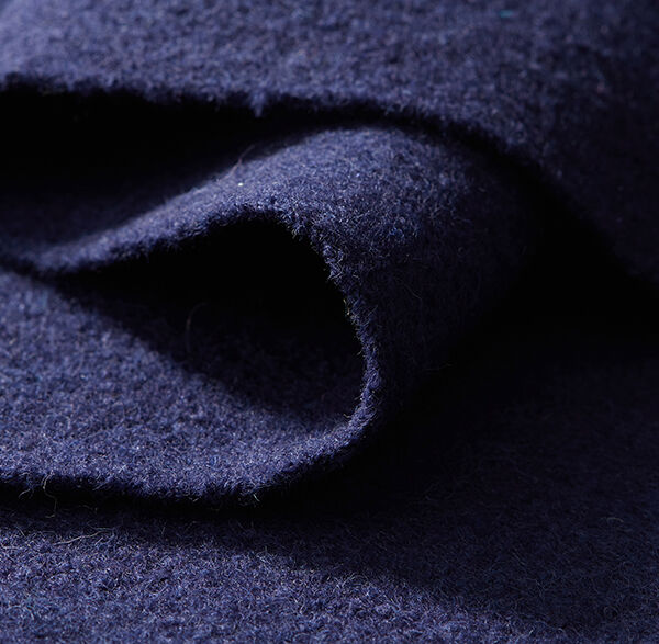 Fulled woollen loden – navy blue,  image number 4