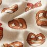 Decor Fabric Half Panama pretzels – brown/natural,  thumbnail number 2