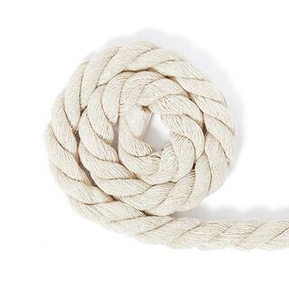 Cotton cord [Ø 14 mm] 2 - cotton white, 