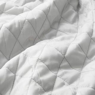 Quilted lining rhombus – silver grey, 