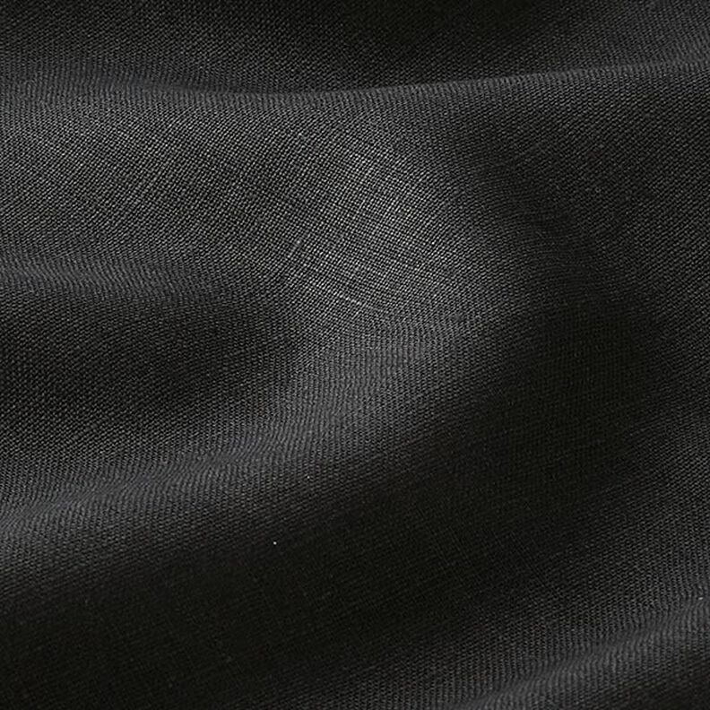 Linen Fabric – black,  image number 2