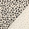 Brushed Sweatshirt Fabric Leopard Print | Poppy Fabrics – cream/anemone,  thumbnail number 4