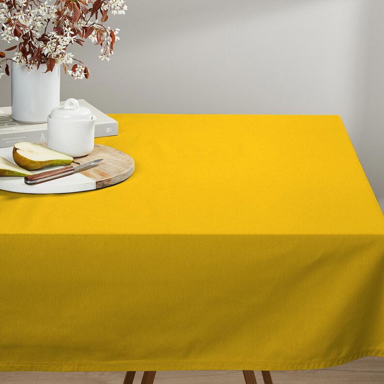 pure heavy linen Plain – sunglow,  image number 7