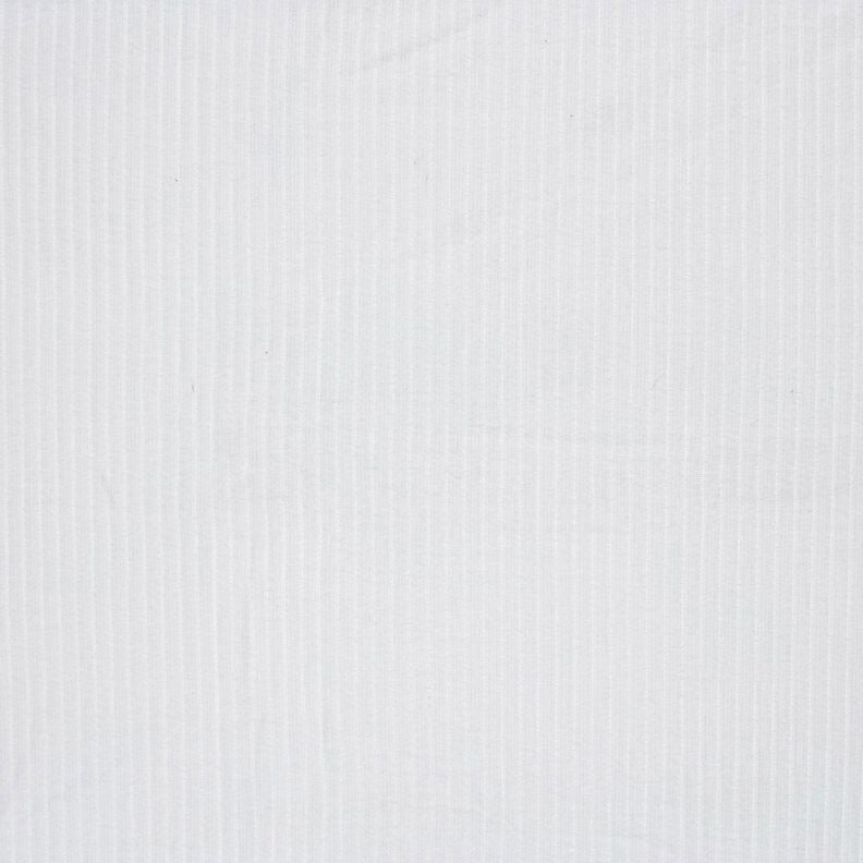 Super soft rib knit plain – white, image number 1