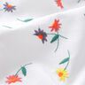 Fine Cotton Batiste embroidered flowers | Poppy Fabrics – white/neon orange,  thumbnail number 5