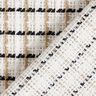 Checked chunky bouclé – white/beige,  thumbnail number 4