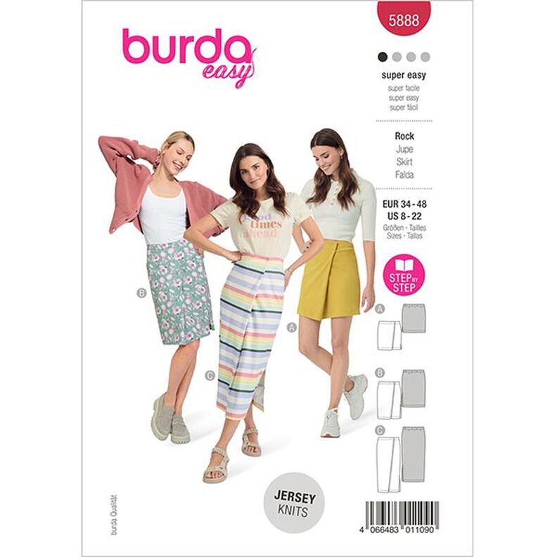 Skirt  | Burda 5888 | 34-48,  image number 1