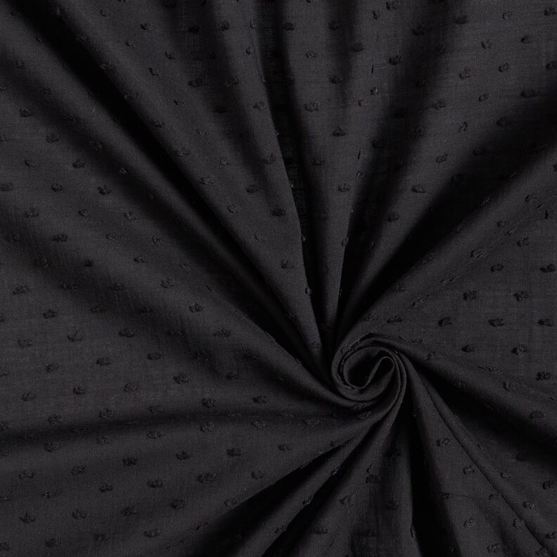 Cotton Batiste Dobby – black, image number 1