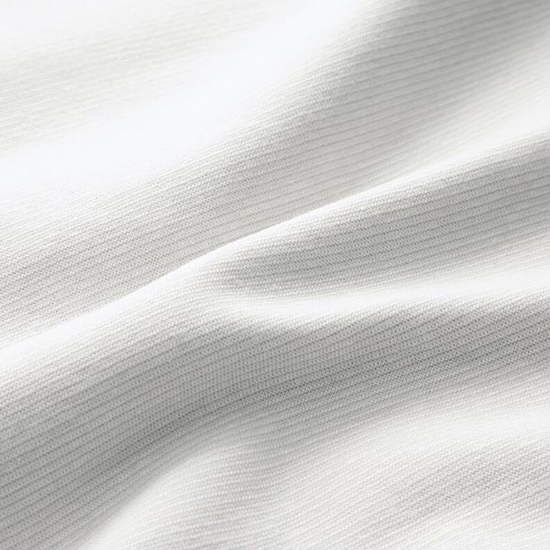 Tubular cuff fabric narrow stripes – misty grey/offwhite,  image number 2