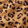 Double Gauze/Muslin leopard print – antique gold/red lilac,  thumbnail number 2