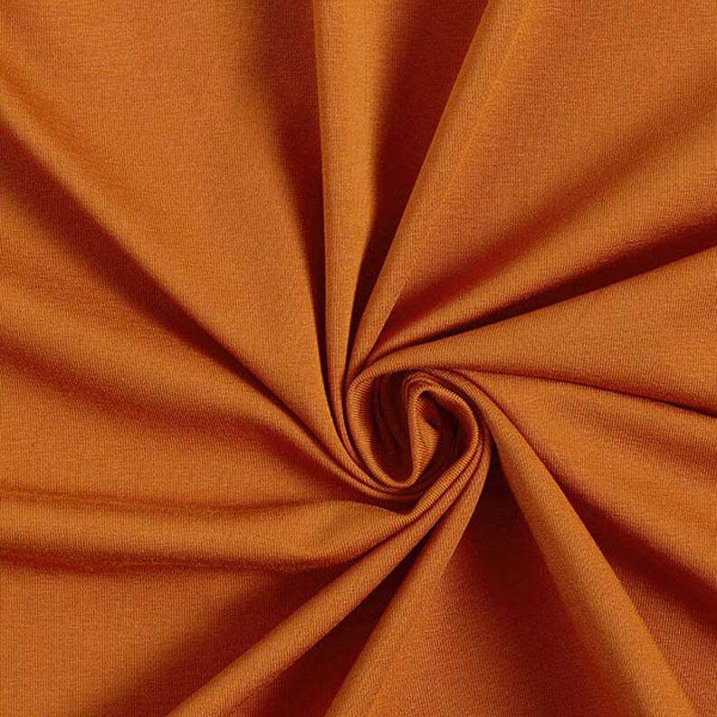 Medium Cotton Jersey Plain – caramel,  image number 1