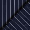 stretch pinstripe trouser fabric – midnight blue/white,  thumbnail number 4