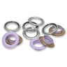 Eyelets with washers [15 pieces | Ø 14 mm] | Prym – lilac/metallic silver,  thumbnail number 2