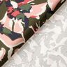 viscose fabric abstract sea of flowers – pale berry/dark pine,  thumbnail number 4