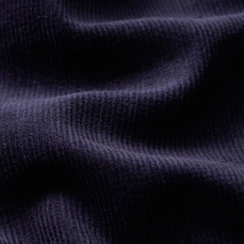 Stretchy fine corduroy – navy blue,  image number 2