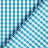 Cotton Poplin small gingham check – turquoise/white,  thumbnail number 3