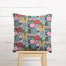 Cotton Cretonne butterflies and bees – eucalyptus/pink,  thumbnail number 7
