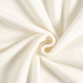 Cotton Fleece Plain – ivory, 