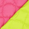 Quilted Fabric wavy squares – neon pink/neon green,  thumbnail number 4