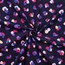 Baby Cord colourful leopard print | Poppy Fabrics – navy blue,  thumbnail number 3