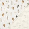 Cotton Jersey animals in the wood Digital Print | Poppy Fabrics – ivory/anemone,  thumbnail number 4