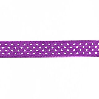 Polka Dots Ribbon - lilac/white, 