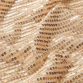 Sequin fabric vertical stripes – gold, 