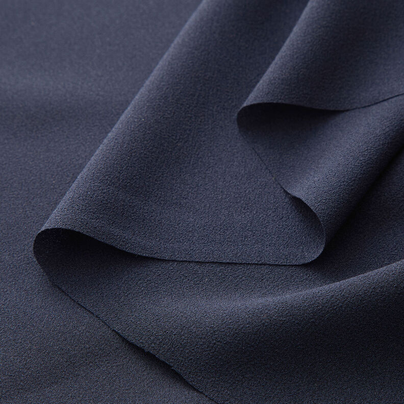 Crepe Georgette – blue-black,  image number 4